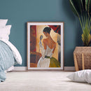 Women Singer Wear Dress Paint By Number Frameless Hand Painted Oil Picture DIY