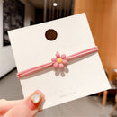 Candy Color High Elastic Women Hair Ring Hair Rope Daisy Hair Tie Sunflower