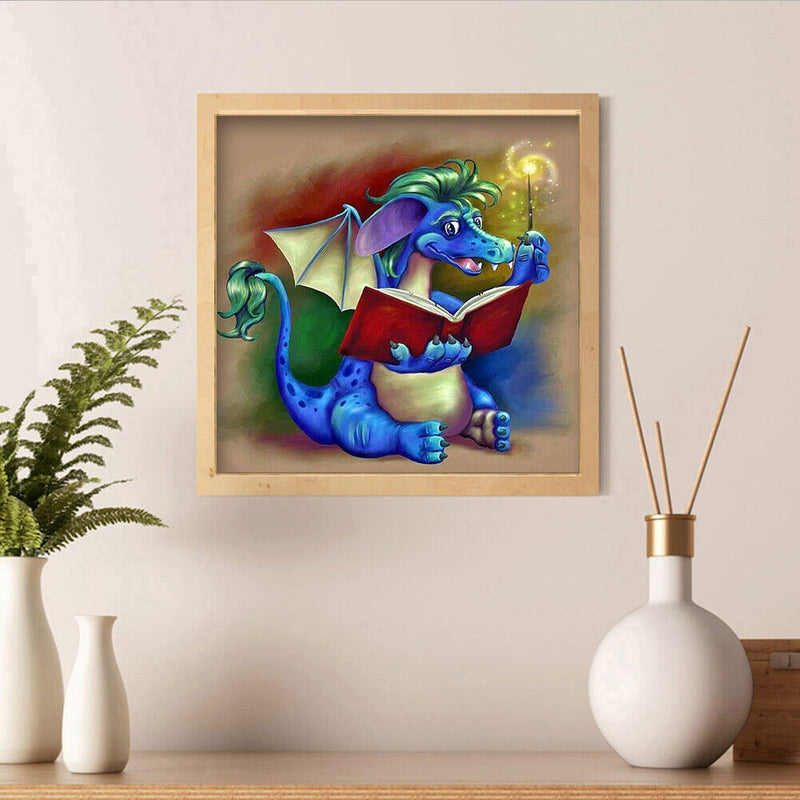 Magical Dragon Full Round Drill Mosaic DIY Art Picture of Rhinestone Decoration