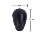 10pcs Carp Fishing Quick Change Beads Method Feeder Line Holder (L Black)