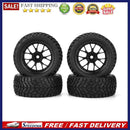 4pcs Rubber Tire On Road RC Racing Car Wheel for 1/10 Hsp Redcat RC Crawler