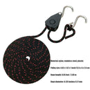 Ratchet Kayak Canoe Bow and Stern Tie Down Strap Rope Hanger Adjustable K U J4P9