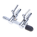 Air Flow Line Stainless Steel Control Valve Aquarium Pump Splitter(2-way) Newly