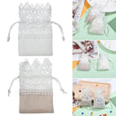 Bag Drawstring Pouch Lace Drawstring Bunch Pocket Lace Cloth Bag Candy Pouches