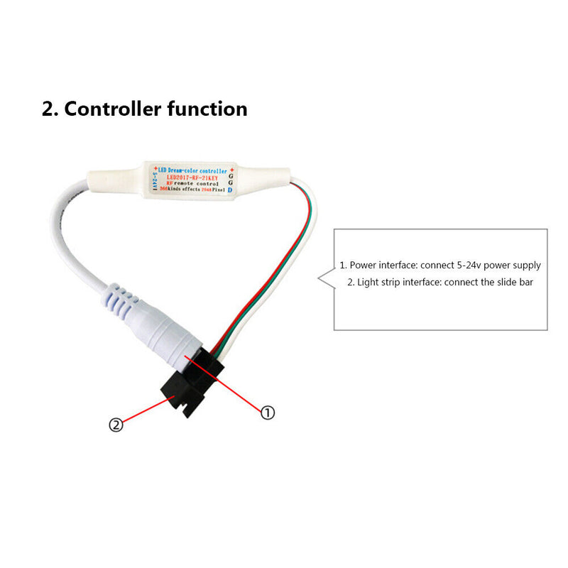 ABS Dimming Controller Multifunction Led Lights Controller for Led Light Co