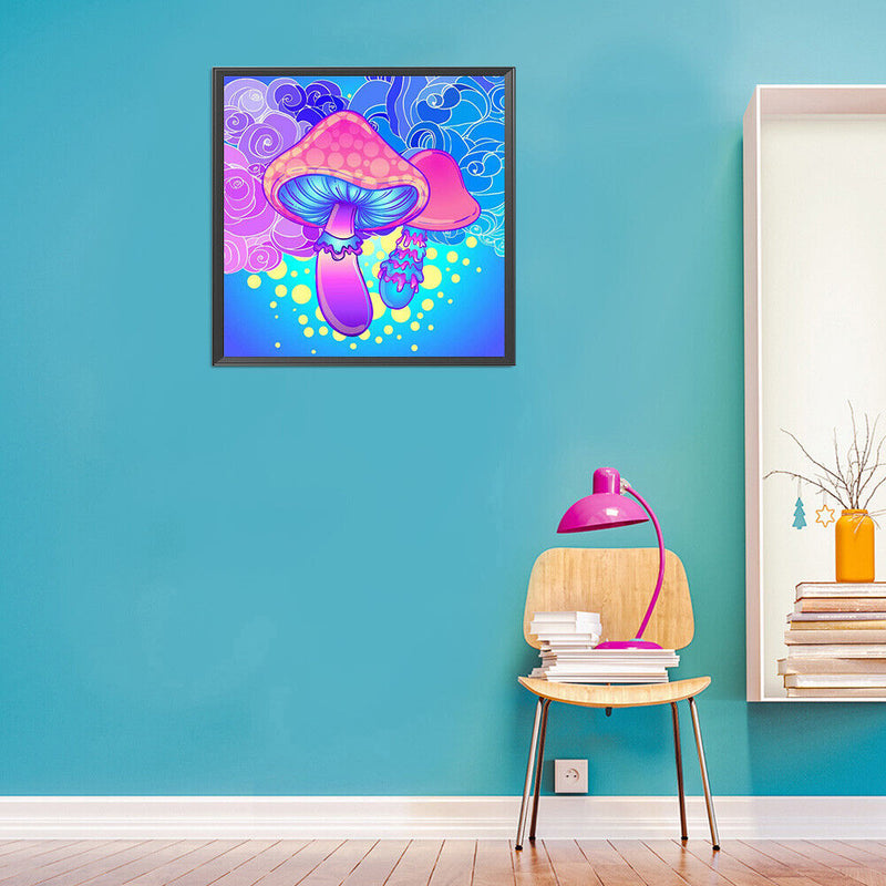 #A 5D Diamond Painting Kit Purple Bear Full Round Drill DIY Wall Art Crafts Mo