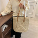 Durable Straw Woven Bags Tight Construction Fashion Gifts for Girls Dating