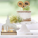 LED Light Wooden Wedding Ornaments DIY Mr Mrs Rustic Wedding Party Decor`
