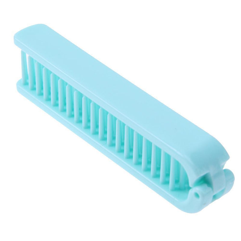 V-Shaped Folding Travel Comb Styling Fashion Hairdressing Salon Tool(Green)
