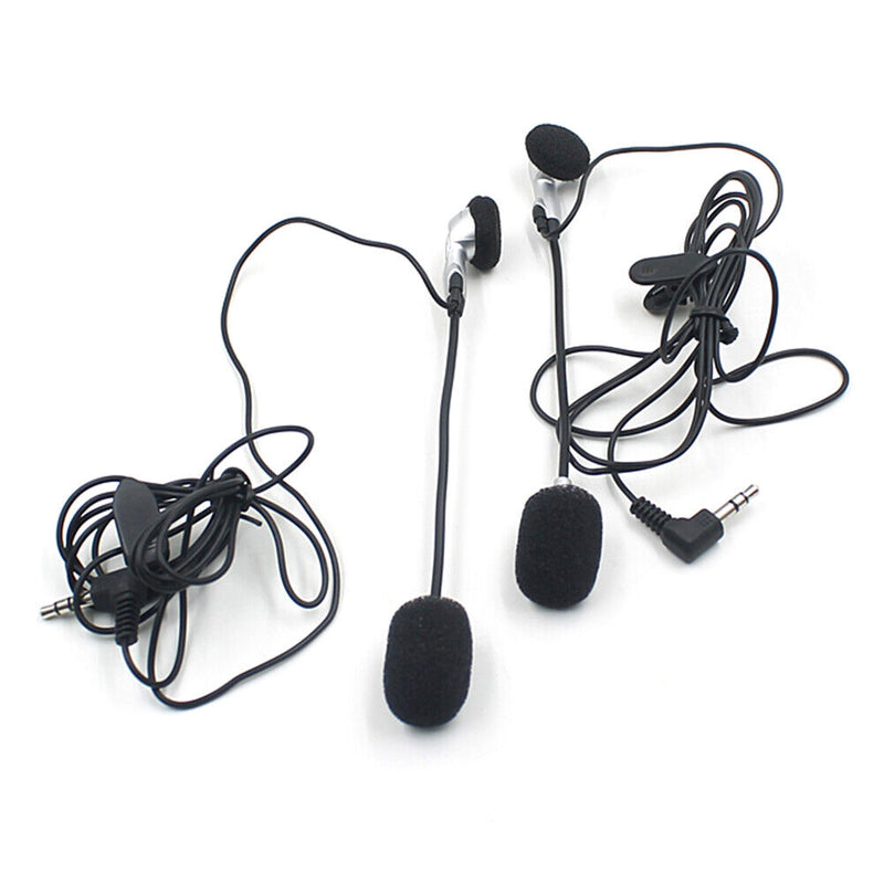 Rider to Passenger Motorcycle Helmet Intercom Motorbike Wired Headset Interphone