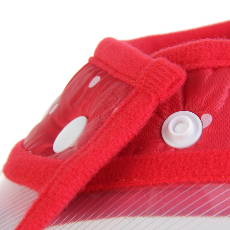 Dog Wound Recovery Cover Pet Anti-Bite Lick Medical Cone Collar (Red L) Newly