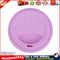 Wheel Silicone Cup Lids Heat-resistant Dust-proof Bowl Cover (Pink Purple) Newly