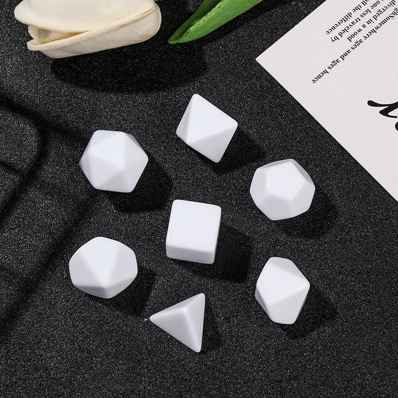 Entertainment Tool Game Accessory Dices Set Gaming Drinking Dice Blank Dice