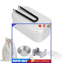 Foldable aluminum lunch rack retro nostalgic Japanese lunch rack set (850ml