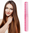 Plastic Salon Styling Tool Hairdressing Flattop Hair cutting Comb Detangling
