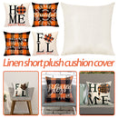 Thanksgiving Throw Pillow Covers - 4-Piece Soft Linen Cushion Case Pillowcase