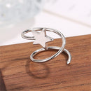 Triangle Star Stud Earrings for Women Ear Studs Korean Style Jewelry Gifts 1p