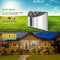 Warm White 4 LED Solar Lights Waterproof Wall Stair Lamp for Security
