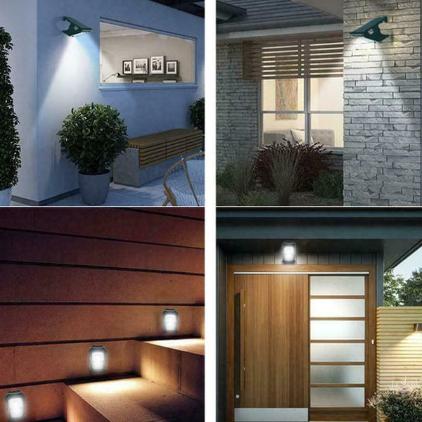 Solar Motion Sensor Security Lights Wireless Outdoor Camp Lighting Hiking V7W6
