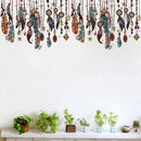 Removable Dream Catcher Feathers Wall Stickers Kids Bedroom Decor Decals