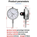 Meter Precise Dial Indicator Gauge Test Gauge Dial & Test Indicators Steel