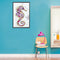 5D DIY Special Shaped Diamond Painting Purple Seahorse Partial Mosaic Kit