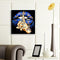 Handmade Full Round Drill Diamond Painting Kit Blue Lips 5D DIY Drawing Artwork