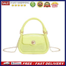 Mini PU Leather Chain Shoulder Crossbody Bags Jelly Top-handle Messenger Ba