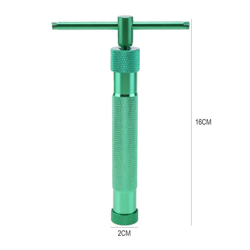 DIY Craft Pottery Clay Extruder Fondant Cake Slime Gun Modeling Tool(Green)