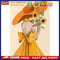11CT Sunflower Girl Pattern Cross Stitch Printing Full Embroidery Kit Needlew
