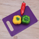 Plastic Non Slip Anti Bacterium Cutting Board Food Chopping Block(Purple)