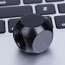 G1/4 Inner Thread Metal 3-Way PC Water Cooling System Water Tube Connector Newly