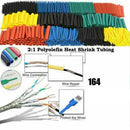 164Pcs/Set Heat Shrink Tubing Kit Shrink Assorted Polyolefin FAST K0D1