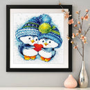 5D Diamond Painting Christmas Penguin Full Round Mosaic Picture DIY Home Decor