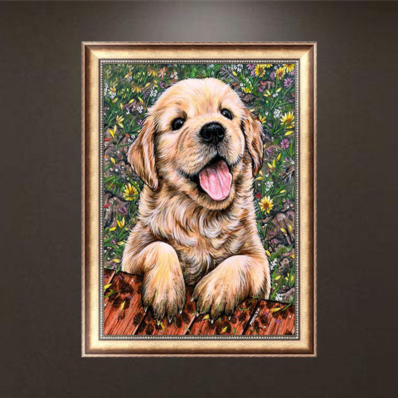 Dog 5D Diamond Painting Embroidery DIY Crafts Cross Stitch Home Decor Gift