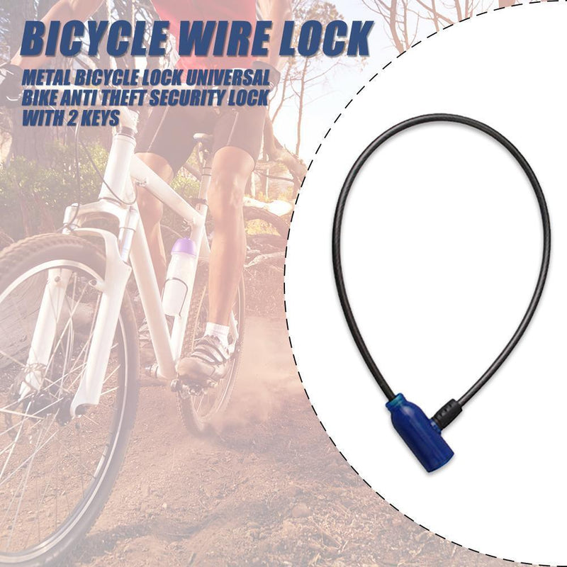 Bicycle Anti Theft Lock MTB Road Electric Bike Lock with 2 Keys Bike Access
