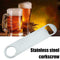 Bottle Opener Flat Bartender Professional Steel Beer Bartender P2B3