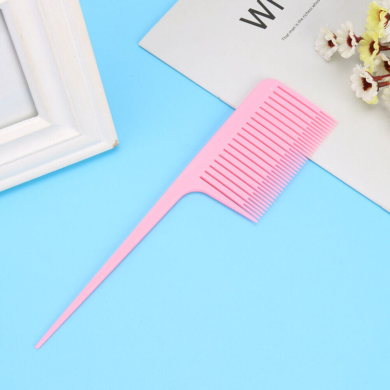 Pro One-Way Tail Comb Hairdressing Hair Dyeing Brush for Highlighting Section