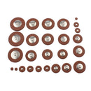 26pcs/Set Alto Saxophone Sax Replacement Woodwind Leather Pads Cushion
