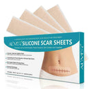 ALIVER 4pcs Silicone Scar Gel Away Strips Scar Remover Treatment Reusable V2I7