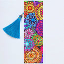 DIY Diamond Painting Leather Bookmark Mandala Tassel Book Marks Craft (S69)