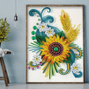 Diamond Painted DIY Quilling Paper Partial Special Drill Picture Home Decorat