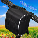 Bike Handlebar Basketball Bag + Rain Cover for MTB Road Bike Electric Scooter 1.5L