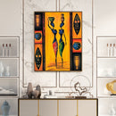 African Modern Woman Art Oil Paint By Numbers Kit Frameless Drawing Picture