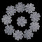Wedding Supplies Romantic Party Decor Flower Shape Sealing Clip Balloon Sticks