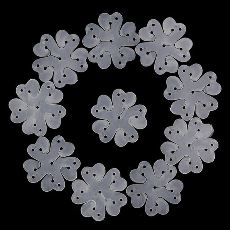 Wedding Supplies Romantic Party Decor Flower Shape Sealing Clip Balloon Sticks
