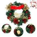 Bow-knot Christmas Wreath Garland Ornament Wall Hanging Christmas Decorations