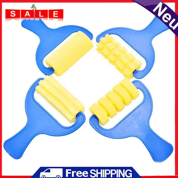 Occitop Sponge Brush for Kids, Painting, Toys, Art, Drawing, School,