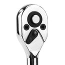 Quick Release 1/4" Inch pear head Drive Ratchet handle socket Wrench 24 Teeth