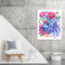 Animals in Flowers Partial Oil Paint By Number Kit DIY Frameless Drawing Pict